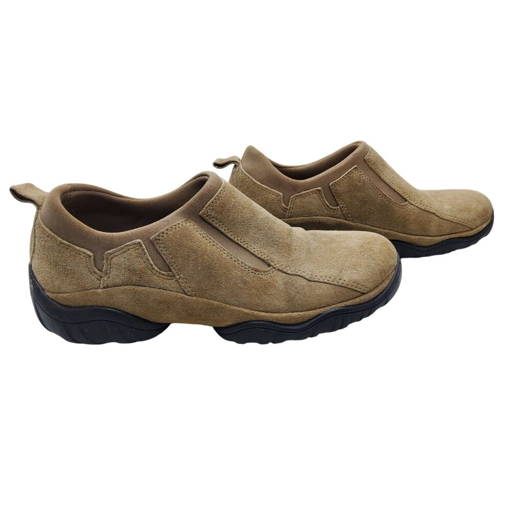 Hush Puppies HP 360 Degree Womens Tan Soft Suede Leather Shoes